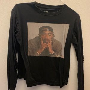 Tupac long sleeve t shirt